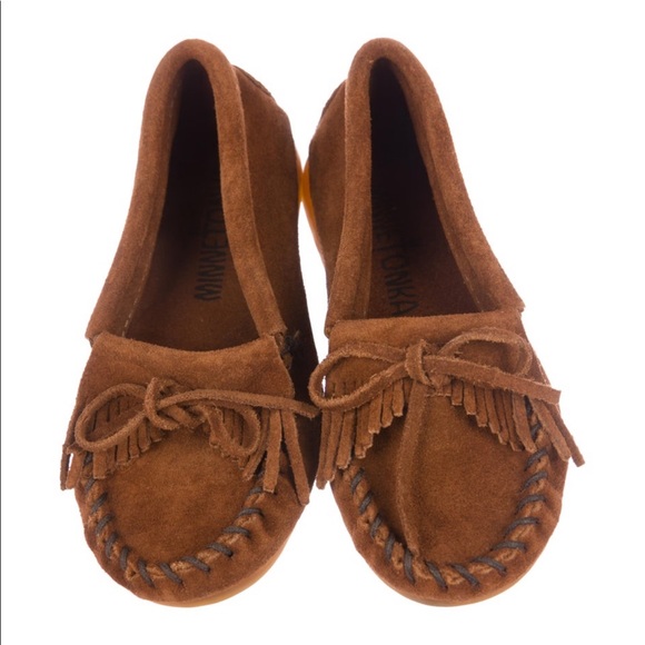 Minnetonka Kids Moccasins - Picture 2 of 8